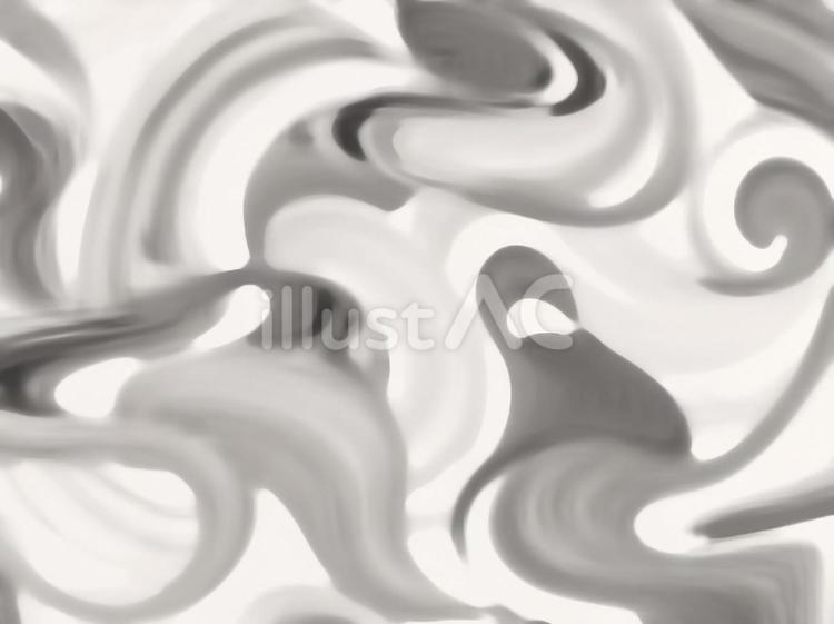 グレーの墨絵風な背景壁紙素材画像 背景,壁紙,墨絵のイラスト素材