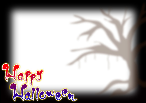 ハロウィンイラスト フレーム03