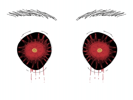 Illustration, आंख, भौं, आंसू, 