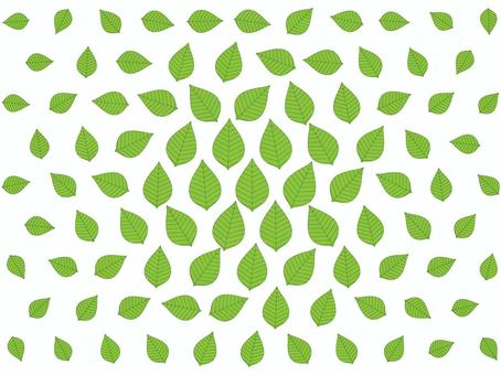ＥＣＯマーク：葉っぱ敷き詰めＣ回転 葉っぱ,自然,植物,流線形,マーク,エコ,sdgs,環境保護,グリーン,癒しのイラスト素材