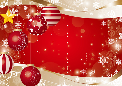 高級感のあるクリスマスの装飾の背景素材