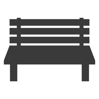 ベンチ ベンチ ベンチ,公園,休憩スペース,椅子,アウトドア,家具,アイコン,シンプル,イラスト,モノクロのイラスト素材