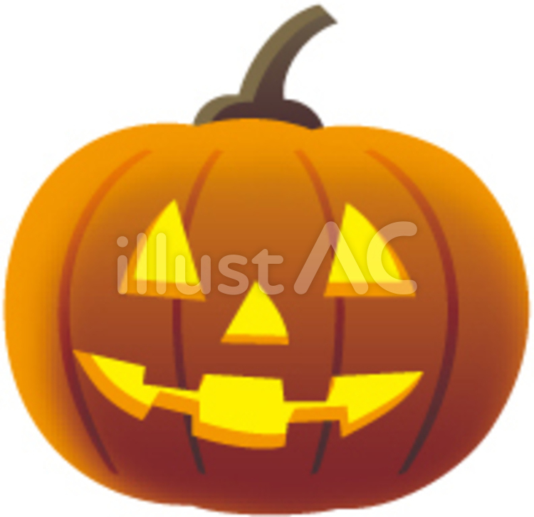 かぼちゃ1 ハロウィン,かぼちゃ,ジャックオーランタンのイラスト素材