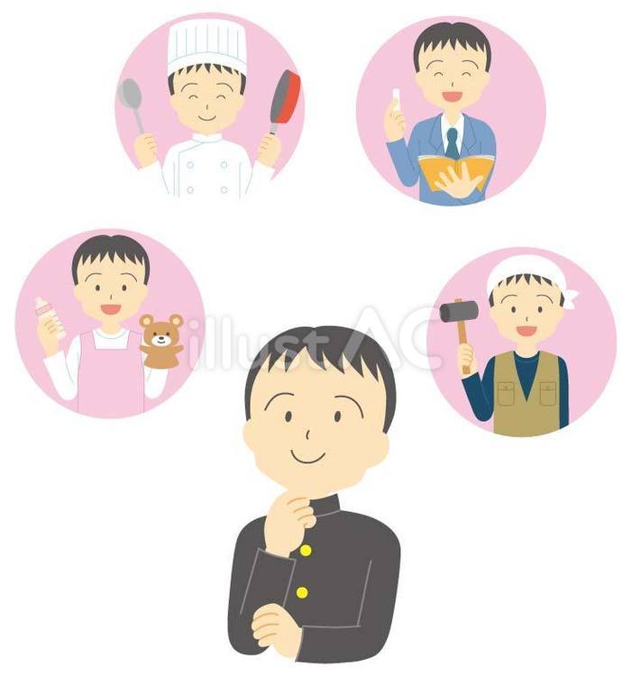 職場体験13 職場体験,職業,将来のイラスト素材