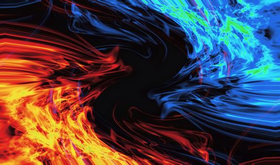 Fantastic flames of blue and red, JPG Fantastic flames of blue and red, , JPG