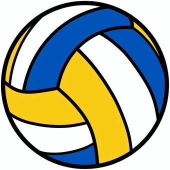 colored volleyball, , JPG and PNG