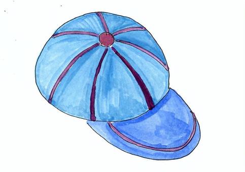 帽子 ぼうし,キャップ,青,帽子,おしゃれのイラスト素材