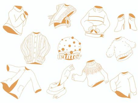 WINTER FASHION., JPG, PNG and AI WINTER FASHION., winter, winter clothes, knit, JPG, PNG and AI