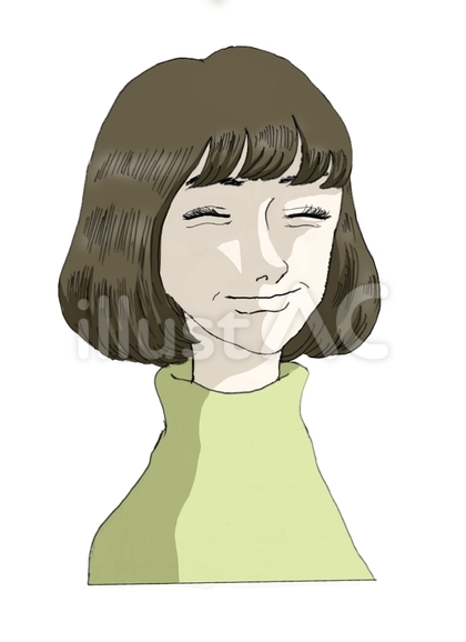 笑顔が怖い女性