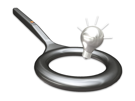 金属探知器で大発見 金属探知機,金属探知器,電球,セキュリティ,反応,発見,ボディチェック,空港,防犯,対策のイラスト素材