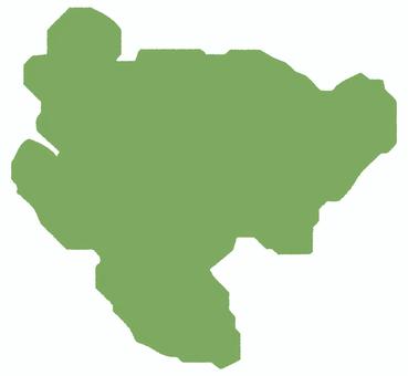 手描きのゆるい佐賀県の地図イラスト 佐賀県,地図,都道府県,マップ,地方,地形,地理,社会,地域,手描きのイラスト素材