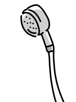 シャワー シャワー,風呂,シャワーヘッド,生活,シンプルのイラスト素材
