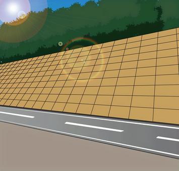 崩落防止用高強度ネット 崩落防止用高強度ネット 崩落,防止,土砂崩れ対策,防災,高強度,ネット,緑化のイラスト素材