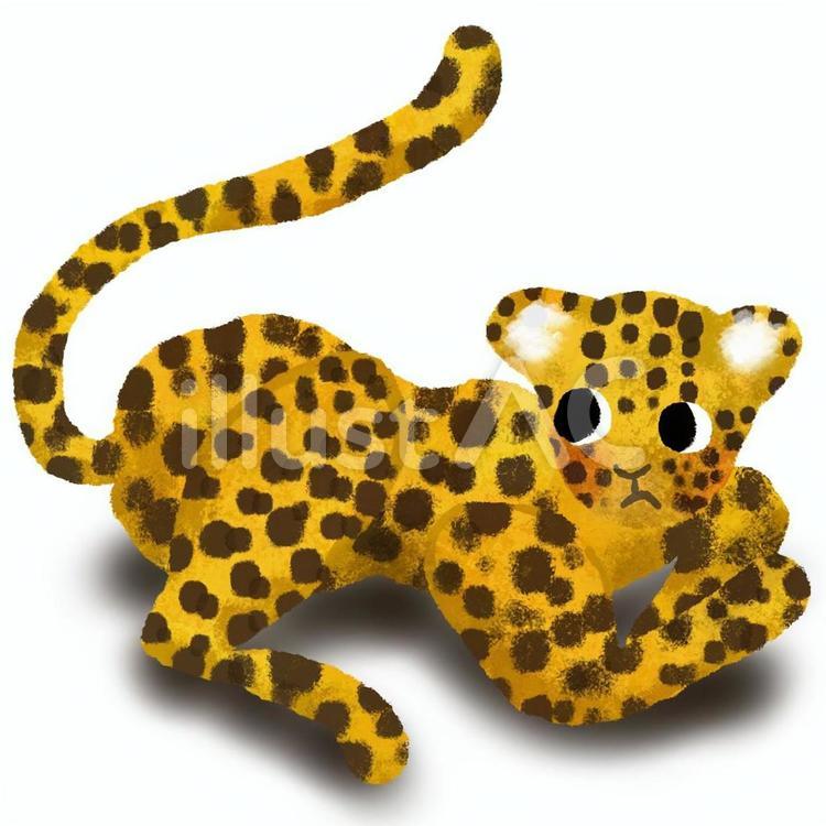 子供のチーター　アイコン チーター,子供,動物のイラスト素材