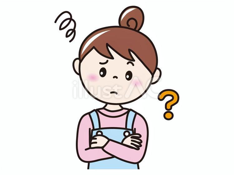 主婦(腕組み） 人物,女性,主婦のイラスト素材