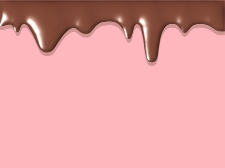 Illustration, cioccolato, fusione, san valentino, 