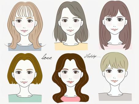 ショートヘアイラスト 無料イラストなら イラストac