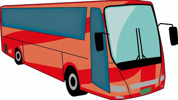 Illustration, reserved bus, high speed, large, 
