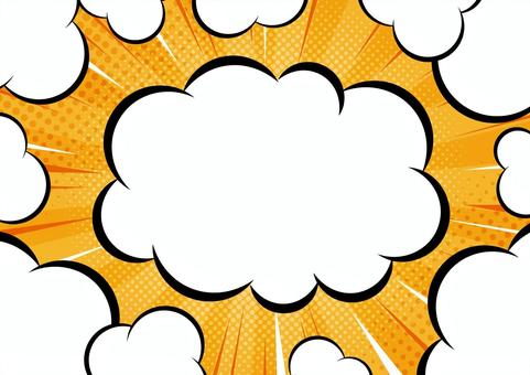 Pop speech bubble and cloud background material, JPG and AI Pop speech bubble and cloud background material, speech balloon, cloud, smoke, JPG and AI
