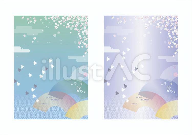 和柄 和柄,和風,日本的のイラスト素材