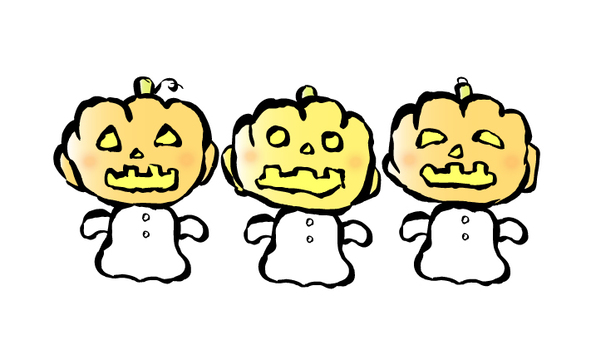 ハロウィン ハロウィン 10月,秋,うみのイラスト素材