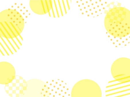 Yellow pop frame background wallpaper material, JPG Yellow pop frame background wallpaper material, frame, background, pop, JPG