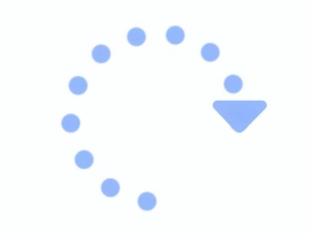 シンプル更新アイコン２（ブルー） 更新,最新,uiアイコン,シンプル,ブルーのイラスト素材