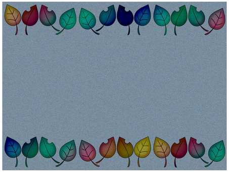 葉っぱのフレ−ム
