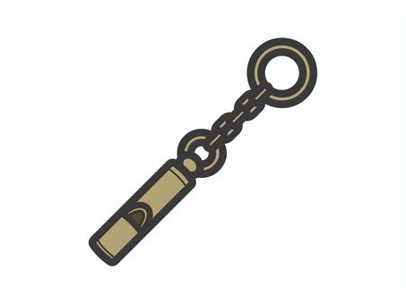 ホイッスル01 ホイッスル,笛,防災,救助,アウトドア,アイコン,マーク,シンプルのイラスト素材