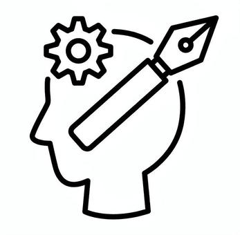生成AI 生成AI 生成ai,人工知能,ジェネレーティブai,脳,ai,顔,アイコン,ペン,ギア,テクノロジーのイラスト素材