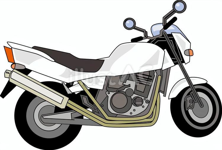 大型バイク　 大型バイク,二輪,単車のイラスト素材