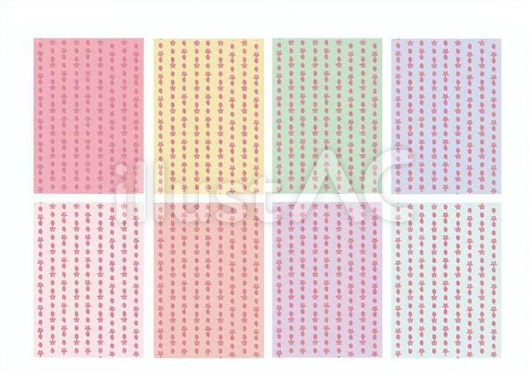 小花模様の背景セット パターン,シンプル,バナーのイラスト素材