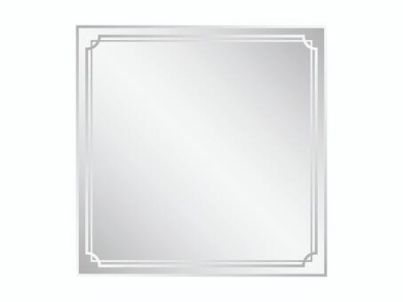 銀色の正方形フレーム フレーム,銀色,正方形,高級感,プレミアム,特別感,四角,シルバー,飾り枠,金属のイラスト素材