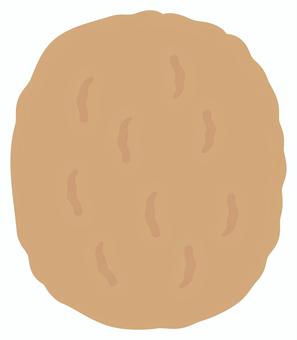 おでんの具のさつま揚げ おでん,さつま揚げ,冬,冬の味覚,アイコン,手描き,かわいい,手書き,おしゃれ,ゆるいのイラスト素材