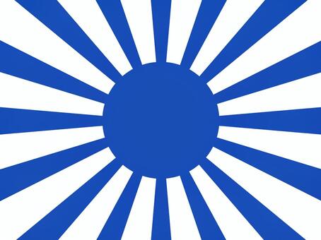 旭日・初日の出・朝日・太陽２（青） 旭日,初日の出,朝日,太陽,ご来光,曙光,旭光,朝日影,朝焼け,初日のイラスト素材