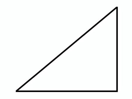 三角形 三角形,図形,算数,数学,トライアングル,イラストのイラスト素材