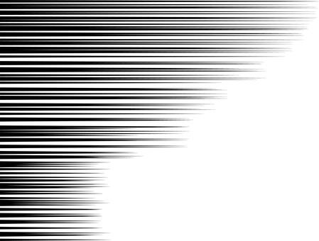 効果線15 効果線,疾走感,高速,移動,集中線,衝撃,ライン,線,黒,マンガのイラスト素材