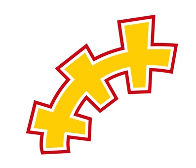 漫符　ワイワイ　ガヤガヤ　キイロ3 漫符,笑う,騒ぐ,漫画的,表現,ワイワイ,ガヤガヤ,ワッハッハ,記号,アイコンのイラスト素材