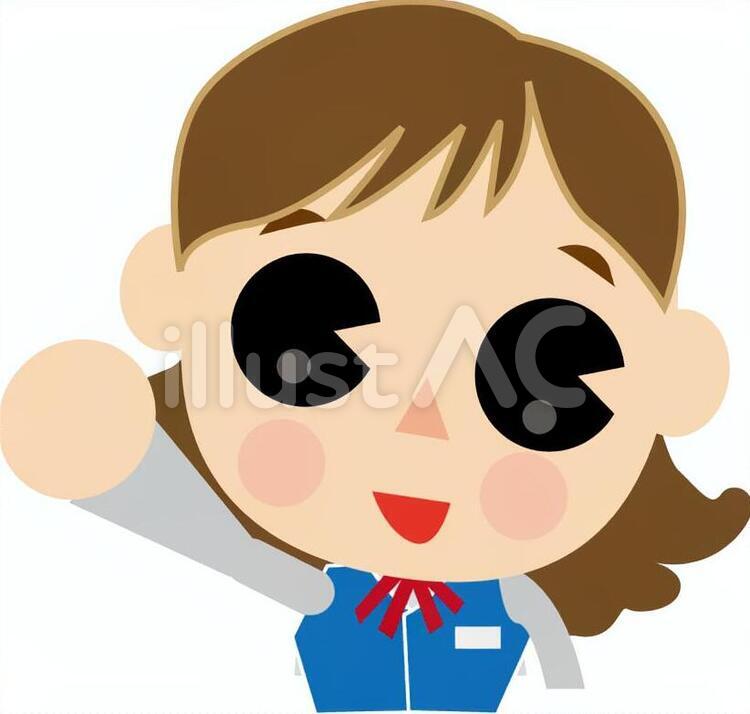 OL 女性,働く,スーツのイラスト素材