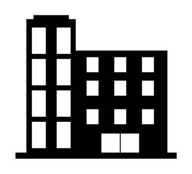 会社シルエット 会社シルエット 株式会社,会社,企業,ビル,オフィス,シンプル,イメージ,挿絵,就業,外観のイラスト素材