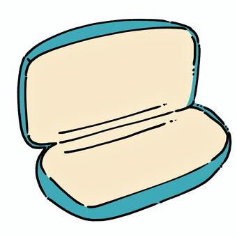 メガネケース メガネ,ケース,入れ物,保護,守る,安全,カバー,硬いのイラスト素材