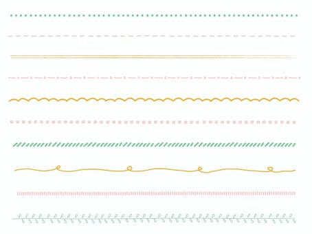 Illustration, separator line, line, underline, 