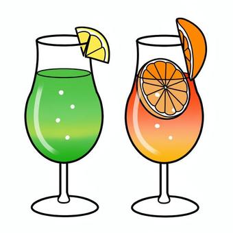 Illustration, drink, glass, juice, 