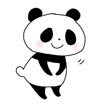 Bow panda, , JPG and PNG