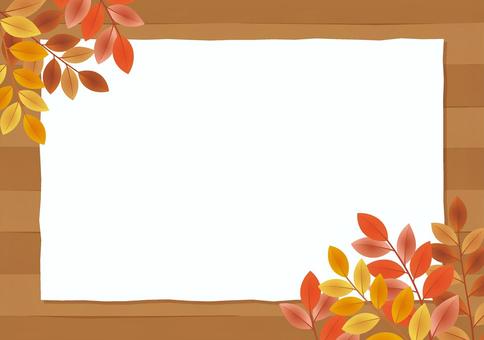 シンプル紅葉フレーム1 シンプル紅葉フレーム1 紅葉,フレーム,枠,額縁,背景,あしらい,飾り,装飾,ワンポイント,葉のイラスト素材