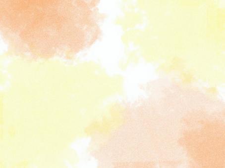 オレンジの雲
