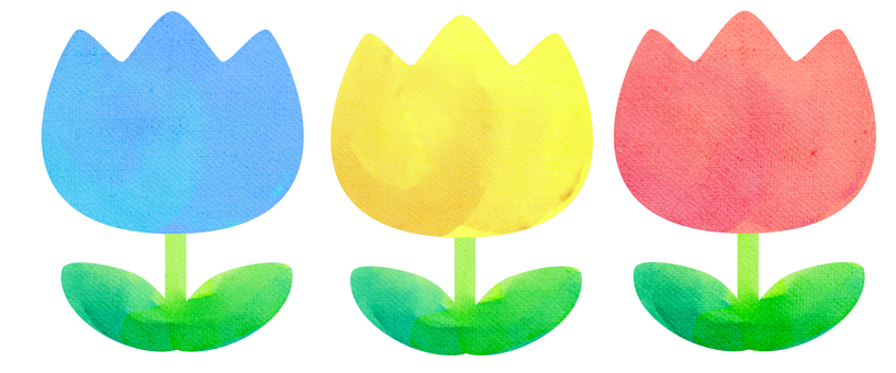 Illustration, flower, hand drawn, watercolor painting, 