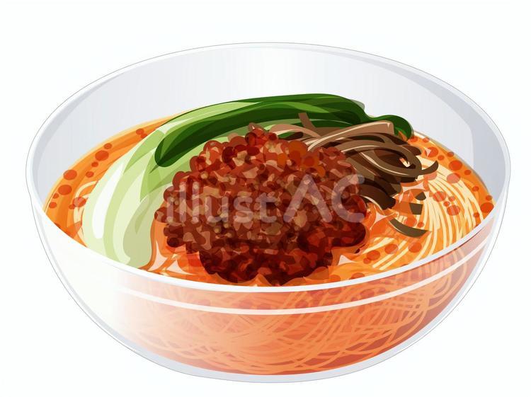 坦々そうめん 坦々そうめん,そうめん,麺類のイラスト素材