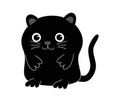 猫シルエット