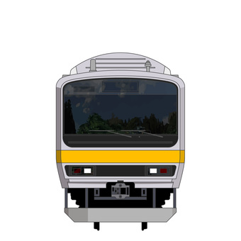 Illustration, electric train, japan, real, 